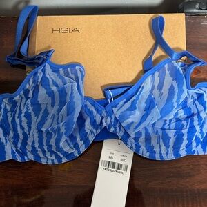 HSIA Blue Printed Underwire Bra - 36C